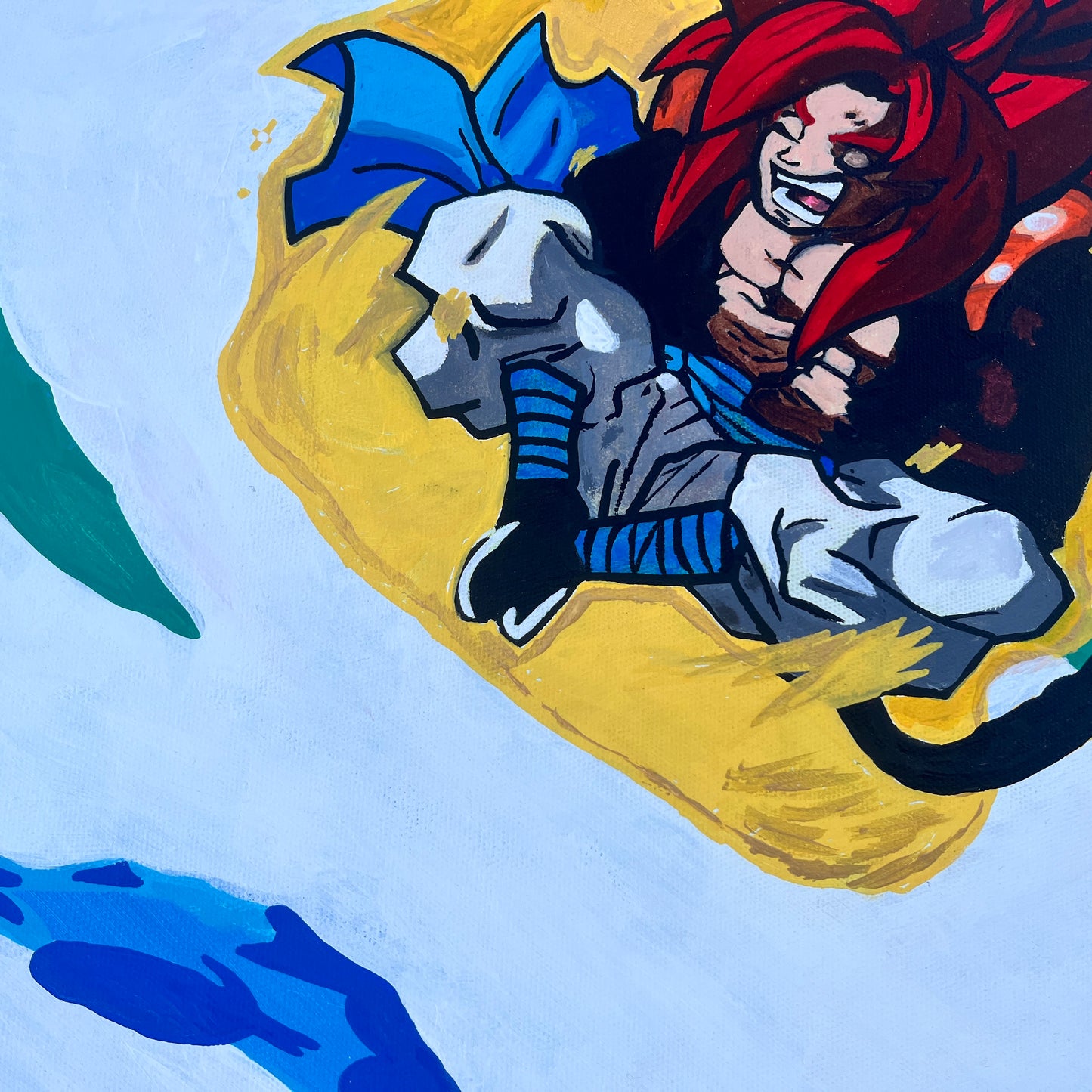 LAUGH MORE FEAR LESS (Original Painting)