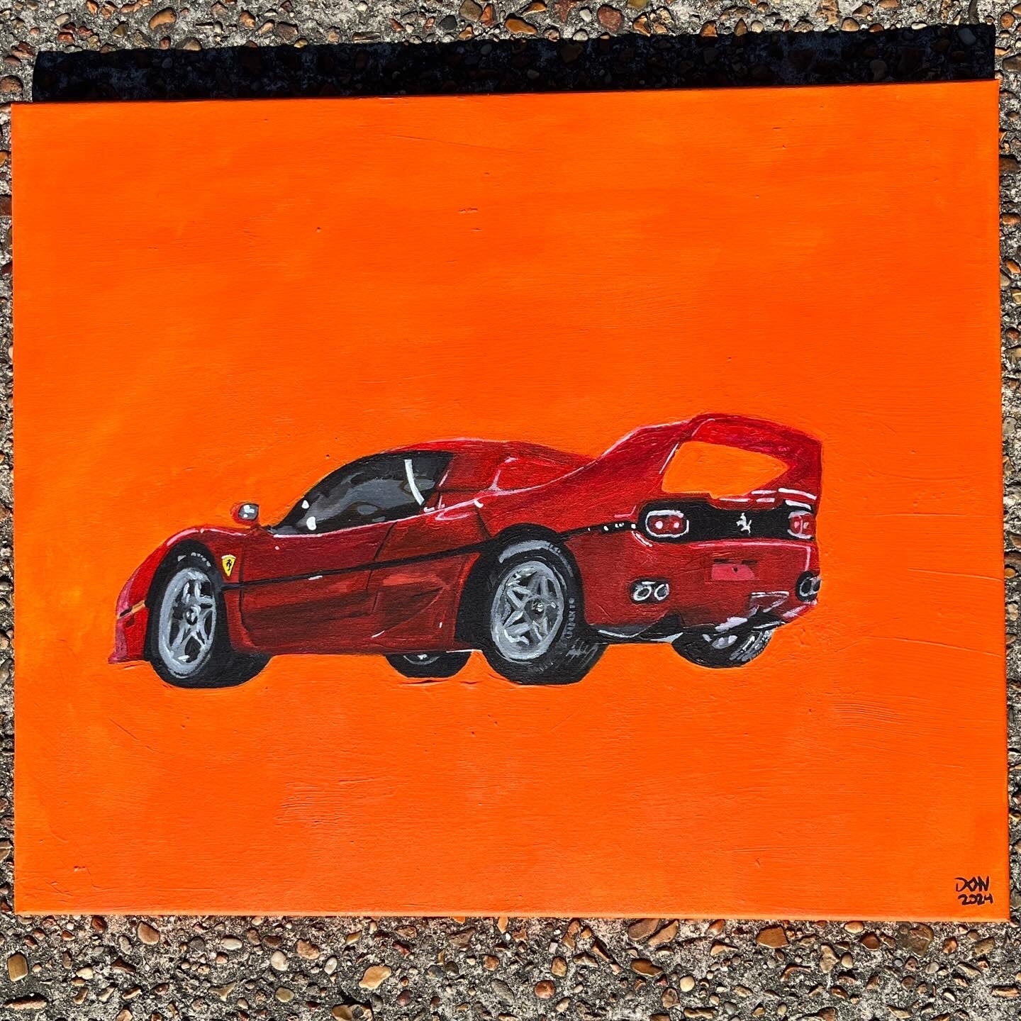 FERRARI AMBITIONZ (Original Painting)